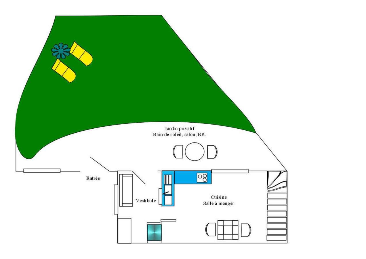 Neizhig Koad Petit Nid En Bois Villa Peaule Exteriör bild